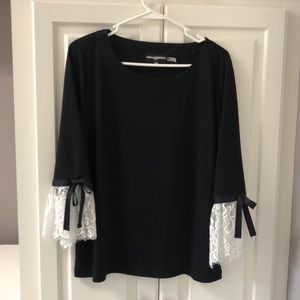 Karl Lagerfield Top with Bell Sleeves